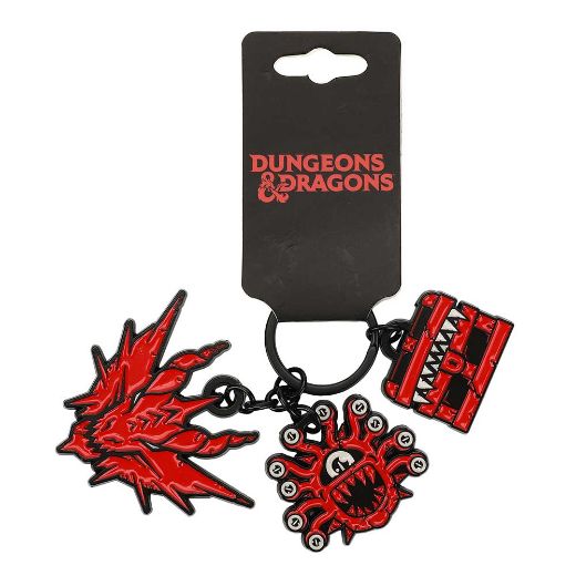 Picture of Dungeons & Dragons Multi-Charm Keychain