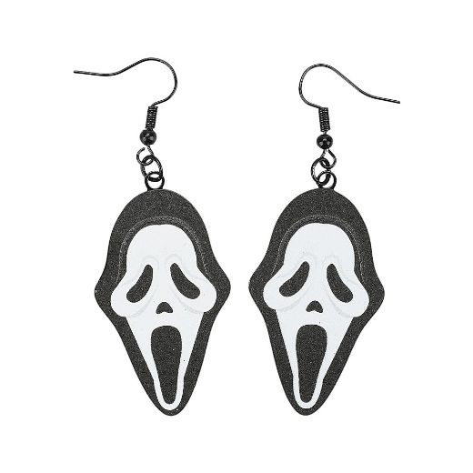 Picture of Ghost Face 3 Pack Earring Set