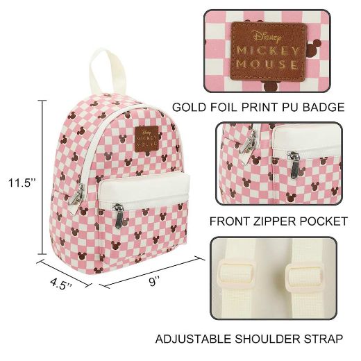 Picture of Disney Mickey Mouse Checkered Mini Backpack