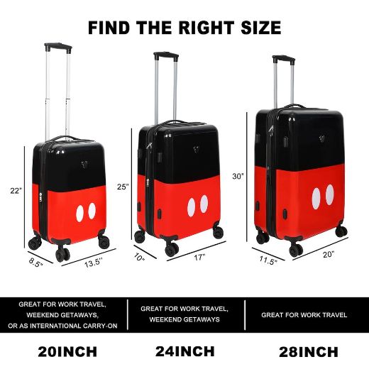 Picture of Disney Mickey Mouse 5 pc Travel & Luggage Set