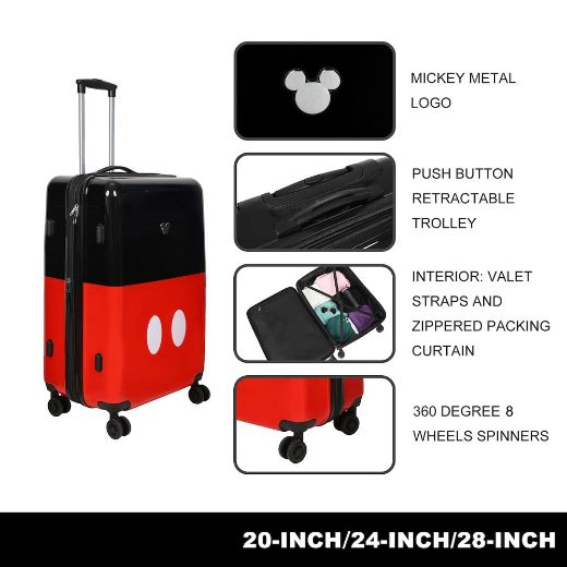 Picture of Disney Mickey Mouse 5 pc Travel & Luggage Set