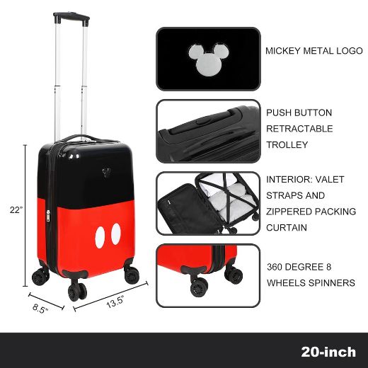 Picture of Disney Mickey Mouse 5 pc Travel & Luggage Set