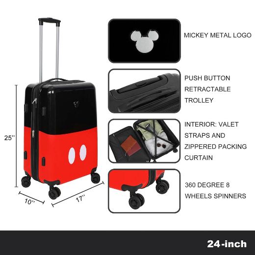 Picture of Disney Mickey Mouse 5 pc Travel & Luggage Set