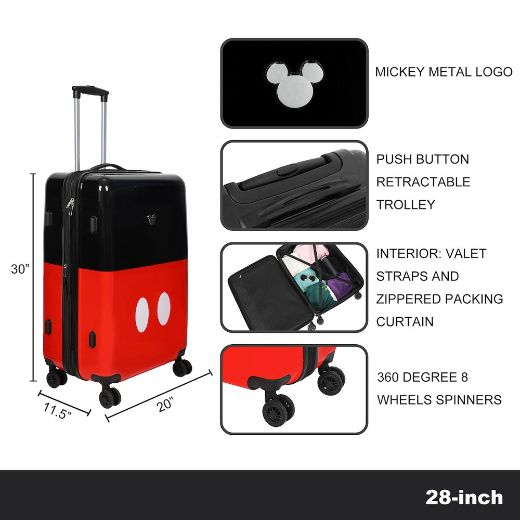 Picture of Disney Mickey Mouse 5 pc Travel & Luggage Set