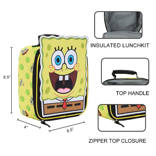 Picture of SpongeBob SquarePants Padded Insulated Lunch Tote