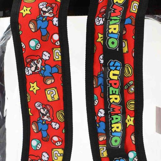 Picture of Super Mario Characters Youth 5 pc Clear Backpack Set