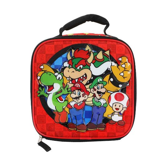 Picture of Super Mario Characters Youth 5 pc Clear Backpack Set