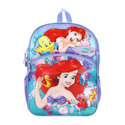 Picture of Disney The Little Mermaid 5 pc Textured Youth Backpack Set