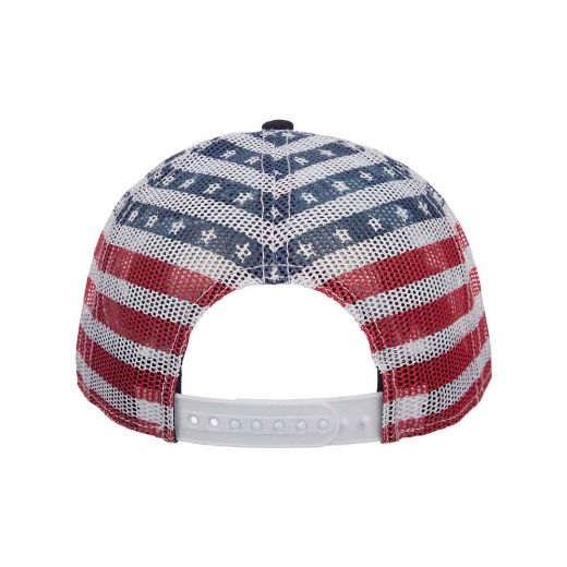 Picture of Bioworld Americana USA Printed Mesh Trucker