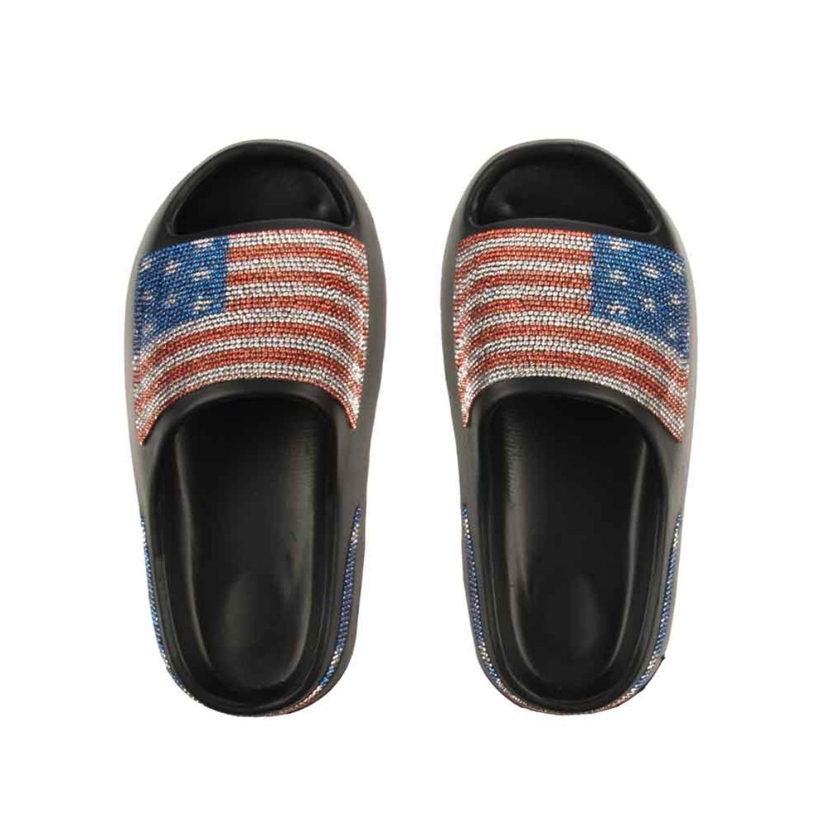 Picture of American Flag Black Cloud Slides