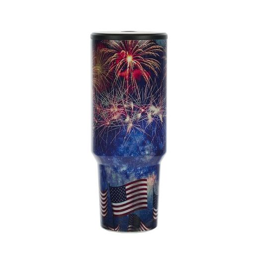 Picture of Americana Fireworks 40 oz. Stainless Steel Tumbler