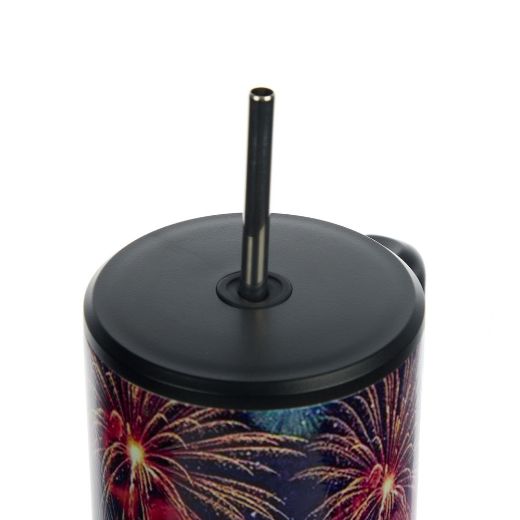 Picture of Americana Fireworks 40 oz. Stainless Steel Tumbler