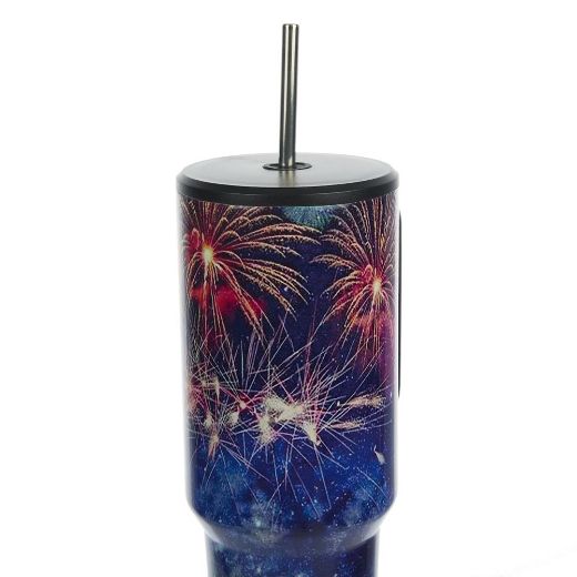 Picture of Americana Fireworks 40 oz. Stainless Steel Tumbler