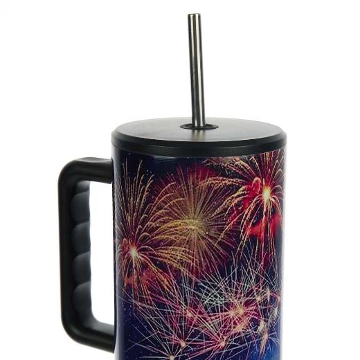 Picture of Americana Fireworks 40 oz. Stainless Steel Tumbler