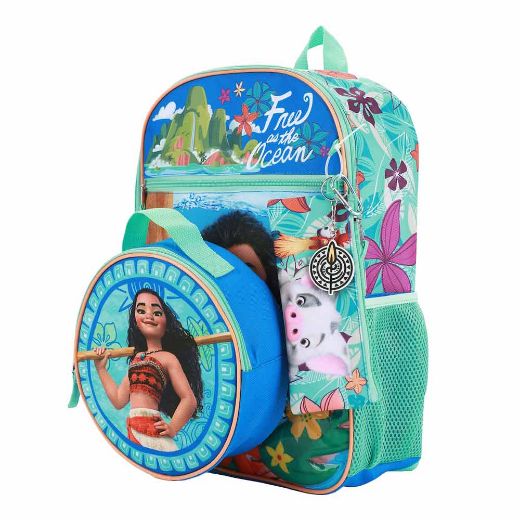 Picture of Disney Moana Free the Ocean 5 pc Youth Backpack Set