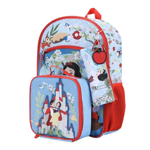 Picture of Disney Snow White Embossed 5 pc Youth Backpack Set