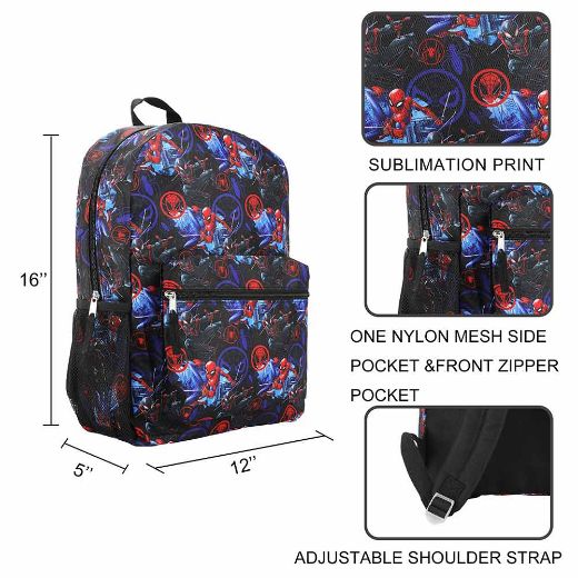 Picture of Marvel Spider-Man Peter Parker AOP Backpack