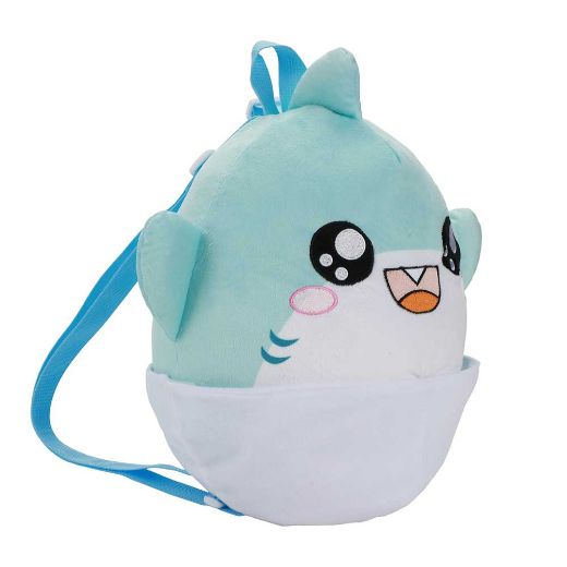 Picture of LankyBox Thicc Shark Plush Youth Mini Backpack