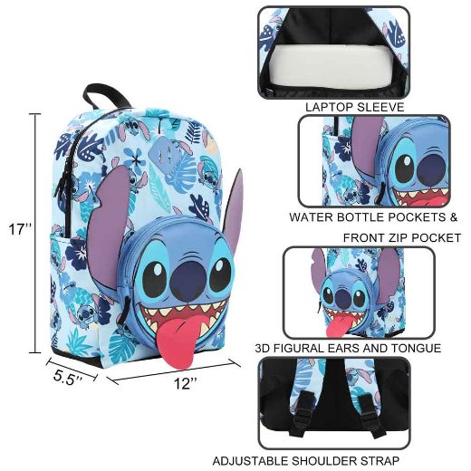 Picture of Disney Stitch Big Face 3D Backpack