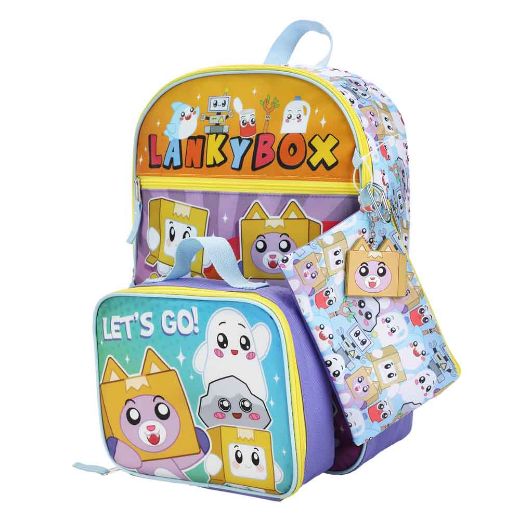 Picture of LankyBox Let's Go 5 pc Youth Backpack Set