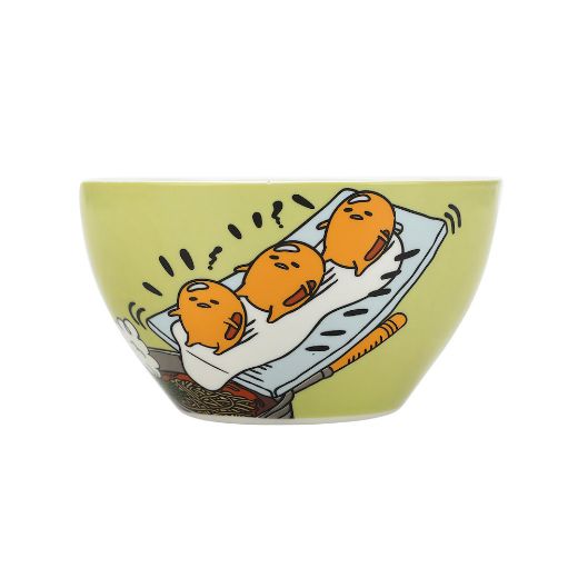 Picture of Gudetama 20 oz. Ceramic Ramen Bowl with Chopsticks