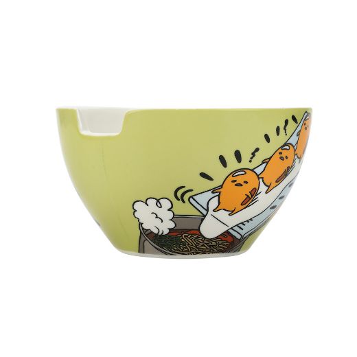 Picture of Gudetama 20 oz. Ceramic Ramen Bowl with Chopsticks