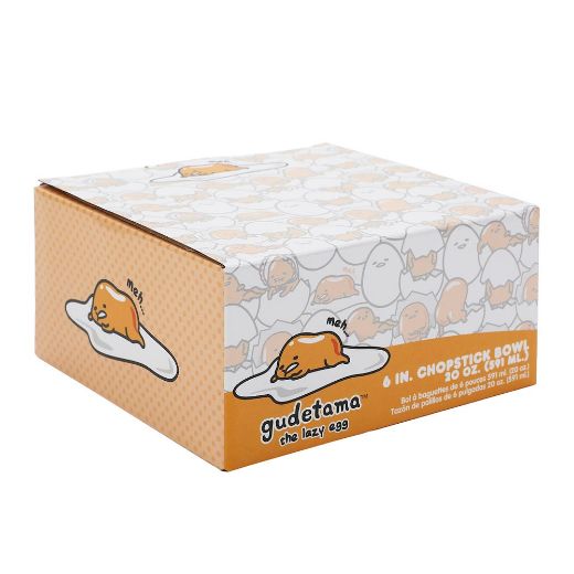 Picture of Gudetama 20 oz. Ceramic Ramen Bowl with Chopsticks
