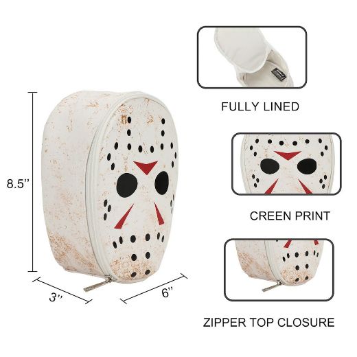 Picture of Friday the 13th Jason Mask Cosmetic Bag