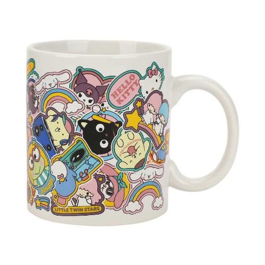Picture of Hello Kitty & Friends Sticker Collection 16 oz. Ceramic Mug