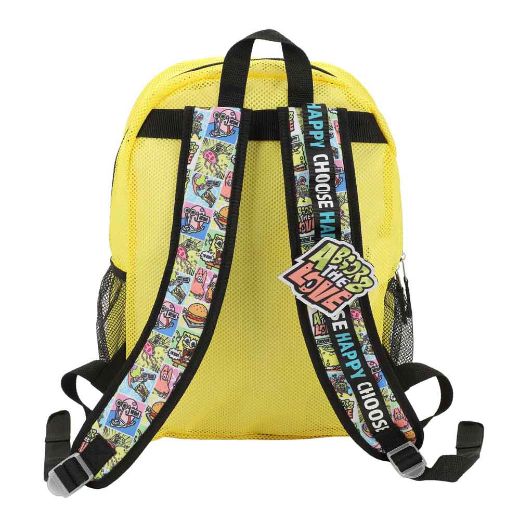 Picture of SpongeBob Squarepants Mesh 5 pc Youth Backpack Set