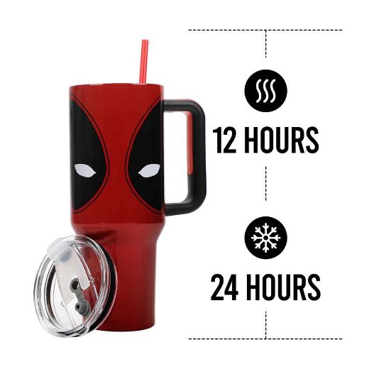 Picture of Marvel Deadpool 40 oz. Stainless Steel Tumbler