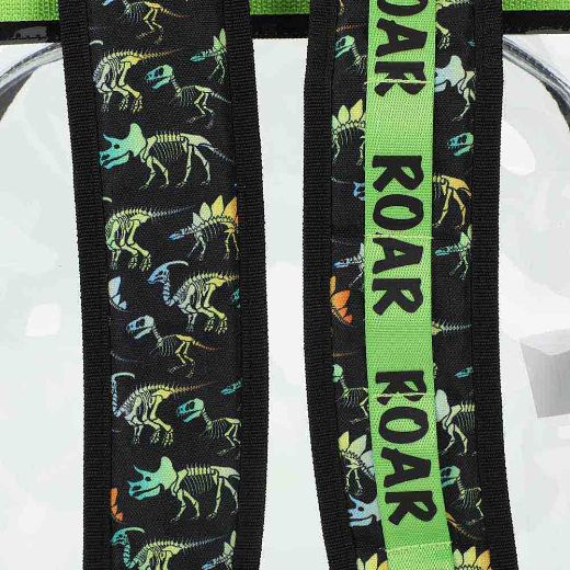 Picture of Bioworld Dinosaur 3 pc Clear Backpack Set