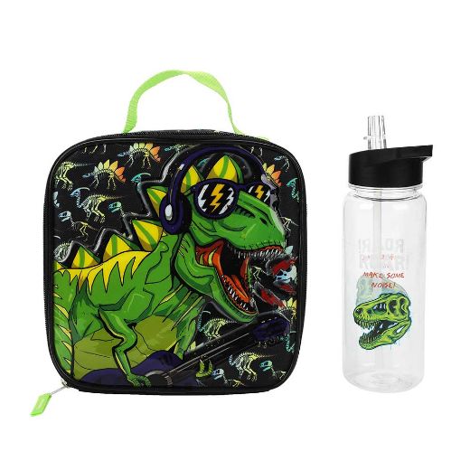Picture of Bioworld Dinosaur 3 pc Clear Backpack Set