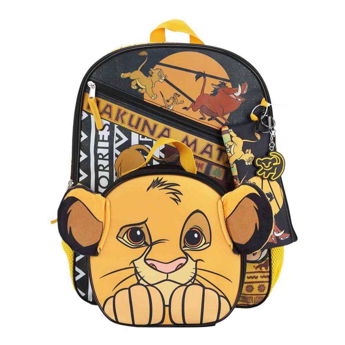 Picture of Disney The Lion King Hakuna Matata 5 pc Youth Backpack Set