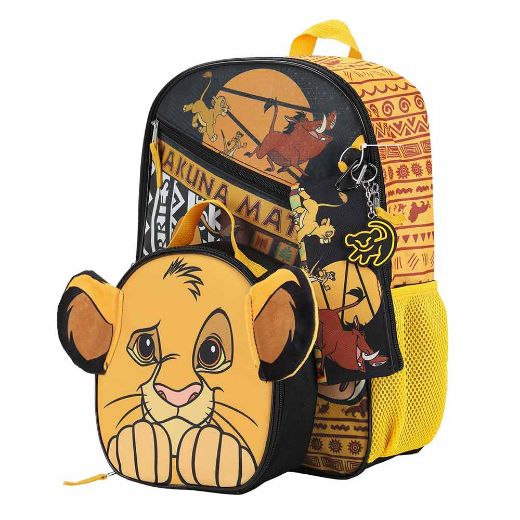 Picture of Disney The Lion King Hakuna Matata 5 pc Youth Backpack Set