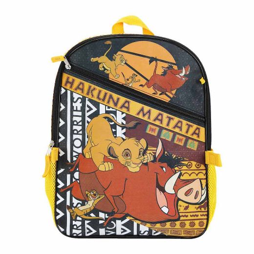 Picture of Disney The Lion King Hakuna Matata 5 pc Youth Backpack Set