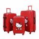 Picture of Hello Kitty Red Bow 3 Piece Luggage Set