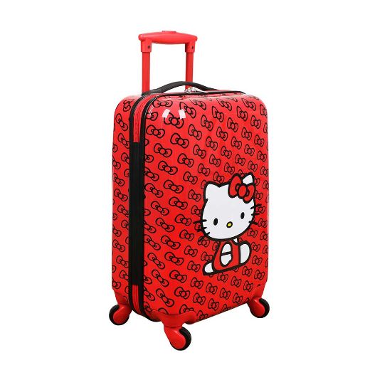 Picture of Hello Kitty Red Bow 3 Piece Luggage Set