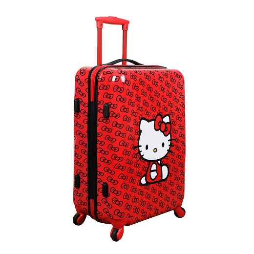 Picture of Hello Kitty Red Bow 3 Piece Luggage Set