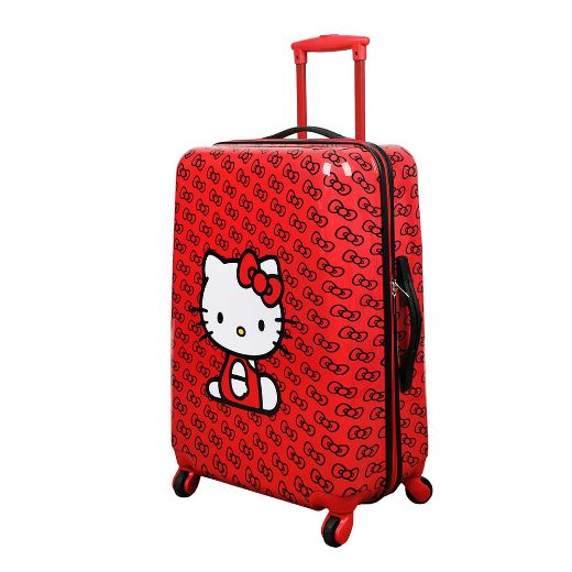 Picture of Hello Kitty Red Bow 3 Piece Luggage Set