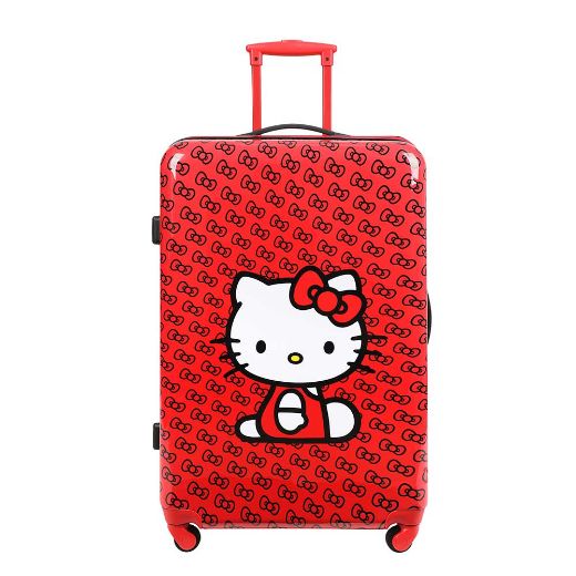 Picture of Hello Kitty Red Bow 3 Piece Luggage Set