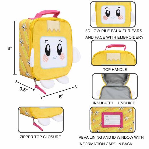 Picture of LankyBox Boxy Plush Insulated Lunch Tote