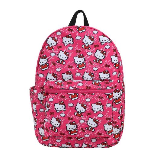 Picture of Hello Kitty Logo Toss AOP Travel Backpack