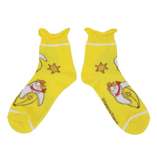 Picture of Bananya Junior's 3 Pair Quarter Crew Socks