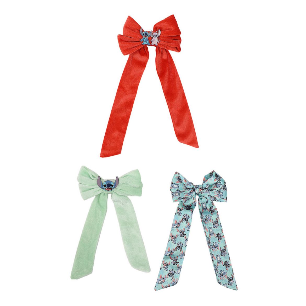 Picture of Disney Stitch & Angel Bow Clip Set