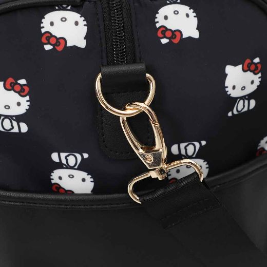 Picture of Hello Kitty AOP Black Travel Duffle Bag