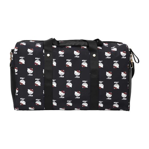 Picture of Hello Kitty AOP Black Travel Duffle Bag