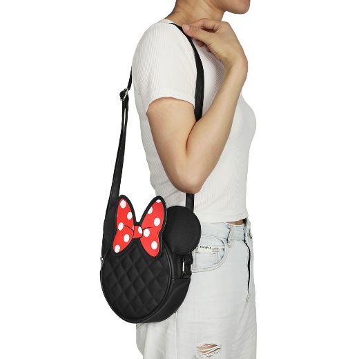 Picture of Disney Minnie Mouse 3D Quilted Canteen Crossbody