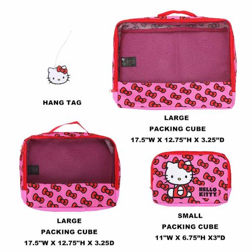 Picture of Hello Kitty 4 pc. Travel Packing Cubes