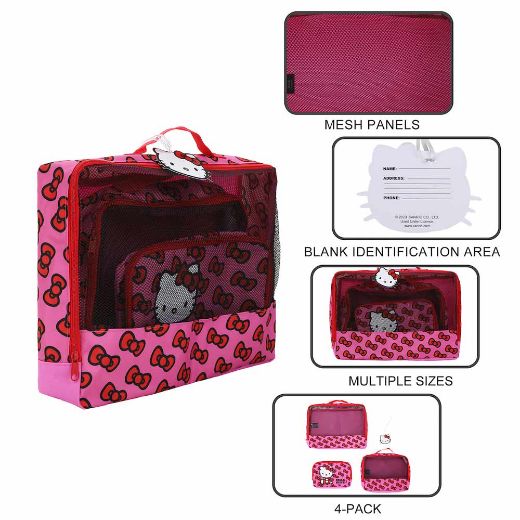 Picture of Hello Kitty 4 pc. Travel Packing Cubes